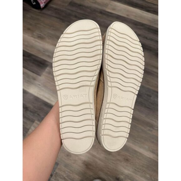 Ariat Women’s 360‎ Easy Flex Rose Gold Metallic Comfort Slip-On Shoe Sz 11 - Picture 2 of 7